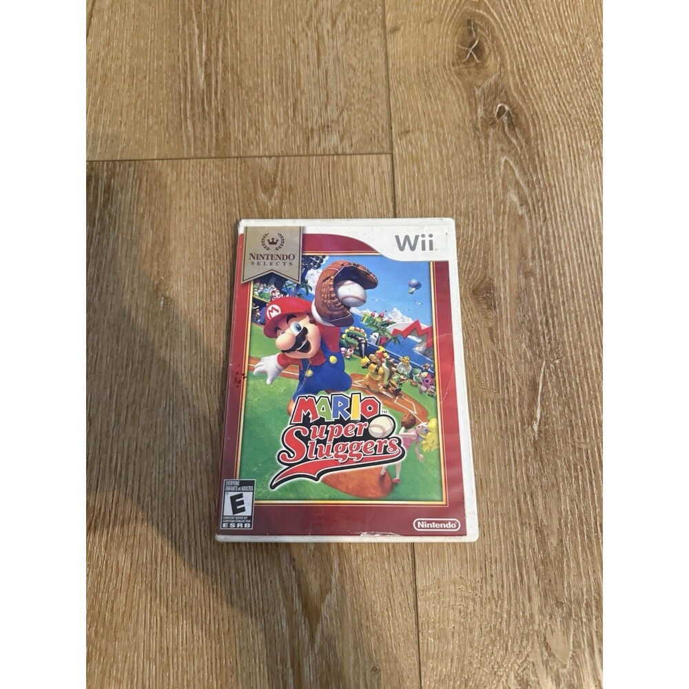 Mario Super Sluggers - Nintendo Selects Wii Case and Manual Only No Game